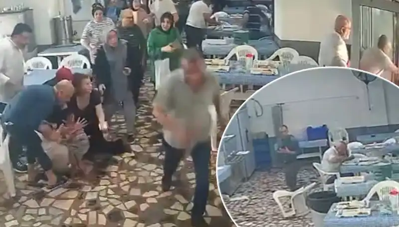 Deprem Anında Yemekhanedeki Sıra Dışı Tepkiler: Kimi Panikledi, Kimi İnatla Yedi