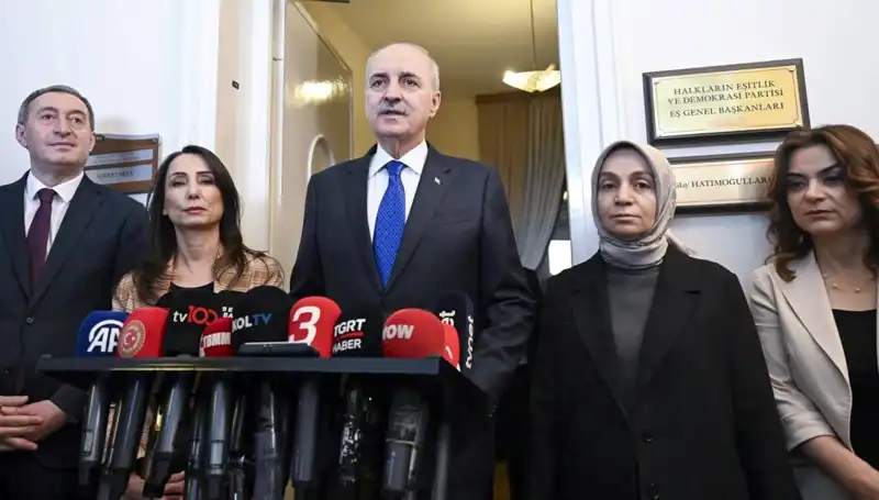 Numan Kurtulmuş, Siyasi Partilerle Görüşme Turu Gerçekleştiriyor