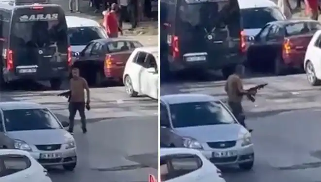 Başakşehir'de Pompalı Tüfekli Korkunç Olay! Sokağı Kapattı