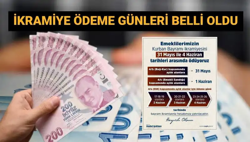 Emekli Bayram İkramiyesi Ödemeleri İçin Tarih Belli Oldu!