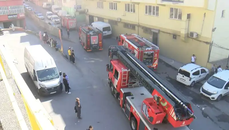 İstanbul'da Tekstil Atölyesinde Yangın: Çalışanlar ve Komşular Panik İçinde