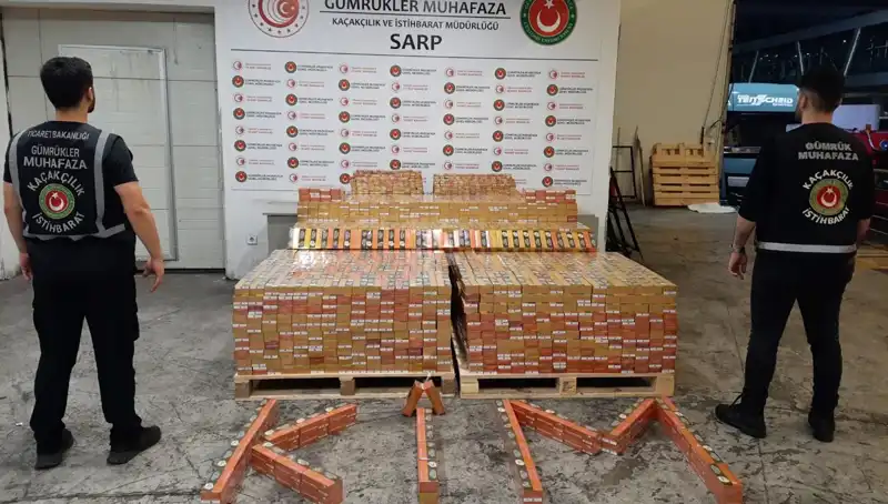 Atvin'de Gümrük Kaçakçılığına Büyük Darbe: 27 Bin Paket Elektronik Sigara Kartuşu Ele Geçirildi