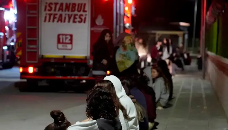 2500 Kişilik Kız Öğrenci Yurdunda Korkutan Yangın: Can Kaybı Yok!