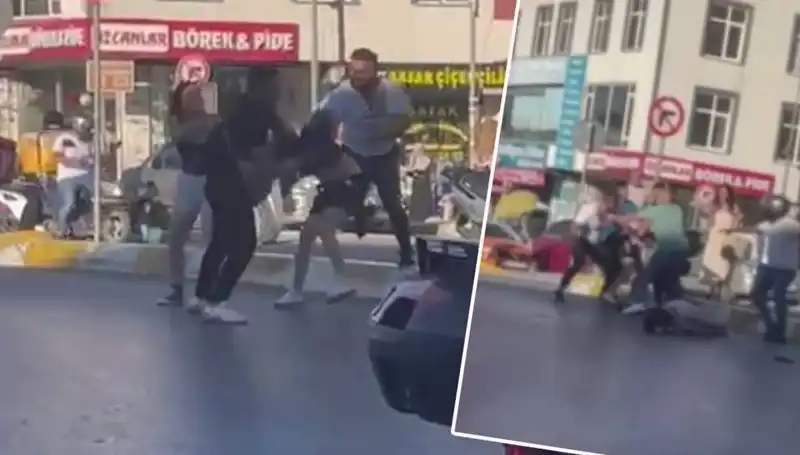 Esenyurt'ta Motosikletli İki Kadına Uygulanan Şiddet Olayı: Yürek Dondurucu Anlar