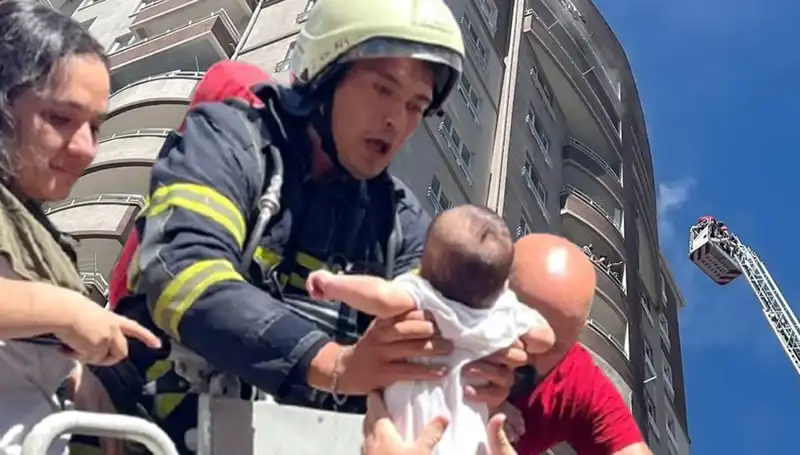 Kayseri'de 14 Katlı Binada Çıkan Yangın Korkuttu: Olay Yerin'den Detaylar