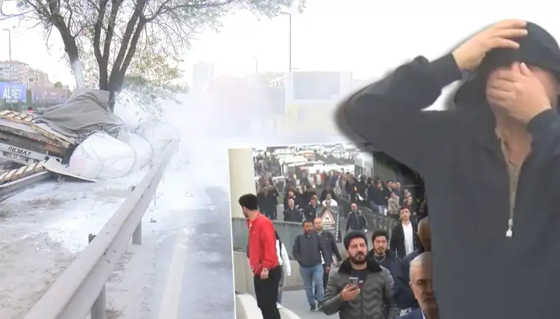 D-100'de Alçı Yüklü TIR Kazası: Trafik Tamamen Durdu!